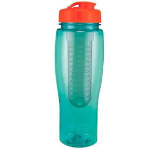 Translucent Aqua/Translucent Orange Lid Blank