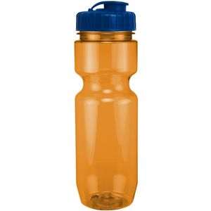 Translucent Orange/Navy Blue Lid Blank