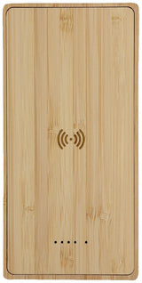 Bamboo 10,000mAh Solar/Wireless Powerbank