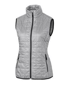 Cutter & Buck Rainier PrimaLoft? Womens Eco Insulated Full Zip Puffer Vest