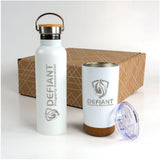 Cork And Bamboo Drinkware Set