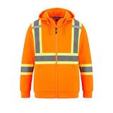 Infinity Adult Hi-Vis Full Zip Hooded Sweatshirt w/Detachable Hood