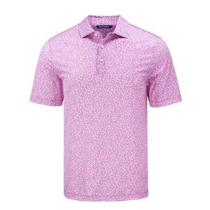 Cutter & Buck Pike Eco Flora Print Recycled Mens Polo