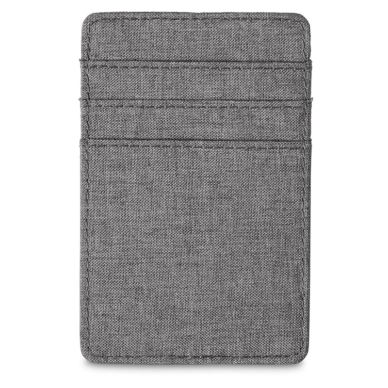 Heathered RFID Wallet w/6 Card Pockets