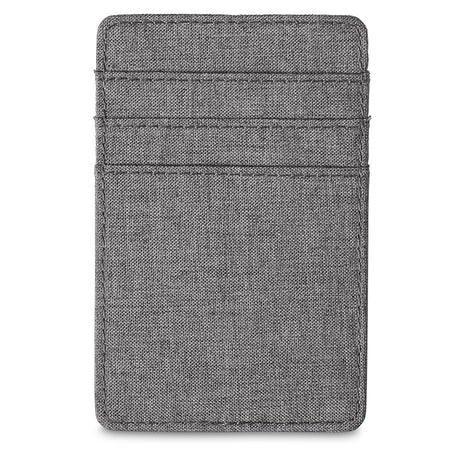 Heathered RFID Wallet w/6 Card Pockets