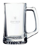 Rockstar Stein 25oz clear glass - Etched