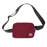 Burgundy-Black Strap Branded