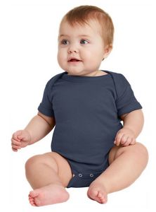 Rabbit Skins™ Infant Short Sleeve Baby Rib Bodysuit