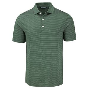 Cutter & Buck Forge Eco Fine Line Stripe Stretch Recycled Mens Polo