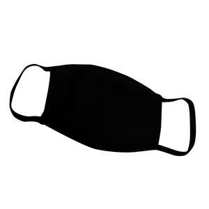 Buttery Black - 100% Cotton Protective Face Mask