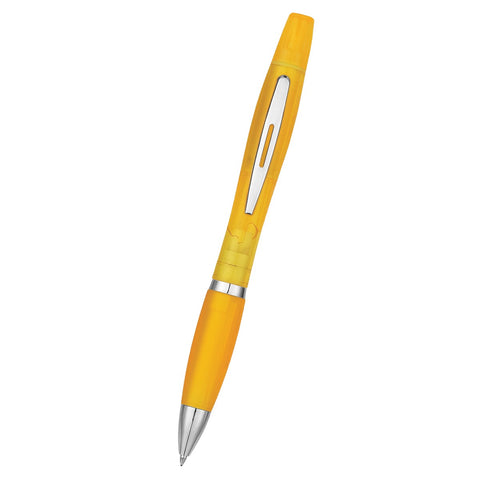 Twin-write Pen With Highlighter