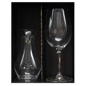 ~ Wine for One - RIEDEL Mini Decanter and Ellanico wine glass set in an Ovation Gift box