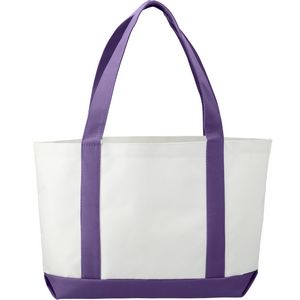 000271 Large Canvas Boat Tote Bag