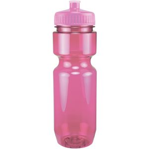 22 Oz. Translucent Bike Bottle w/ Push Pull Lid