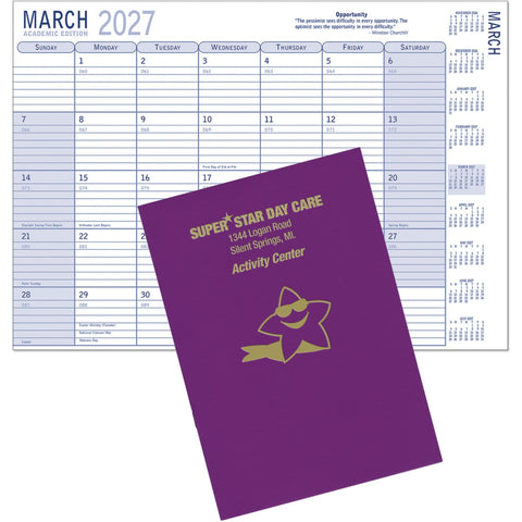Summit Academic Monthly 7x10 Desk Planner