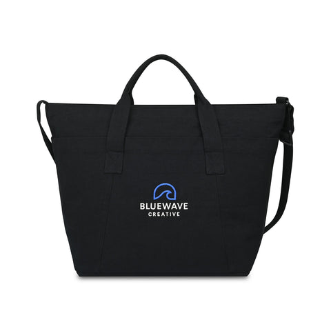 Recycled Cotton Weekender Tote - AWARE - Black