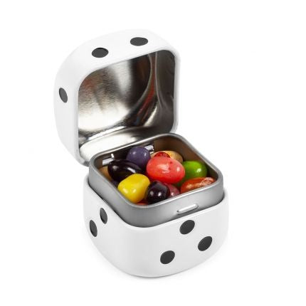 Roll the Dice Tin w/Jelly Belly® Jelly Beans