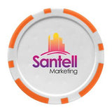 62576 orange poker chip image