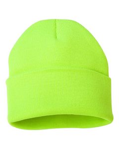 000421 Sportsman™ 12'' Solid Cuffed Beanie