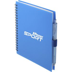 5.5'' x 7'' FSC® Recycled Spiral Notebook w/ RPET Pen