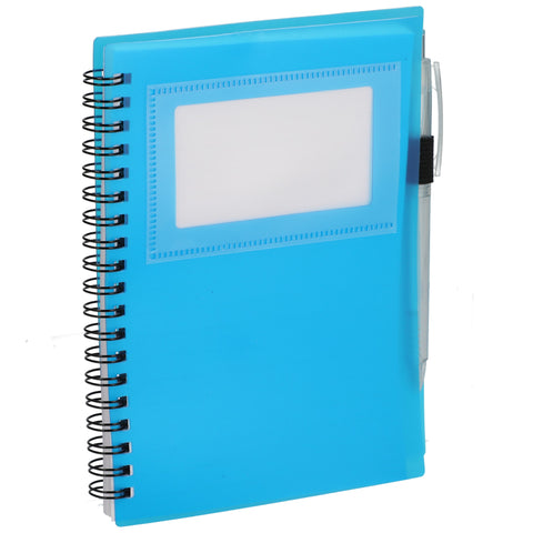 5'' x 7'' FSC® Recycled Star Spiral Notebook with Pen