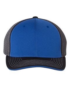 Royal Blue/Charcoal Gray/Black Tri Blank