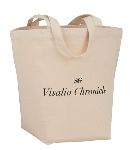 Herringbone 7oz Cotton Canvas Grocery Tote