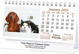 Furry Friends Desk Calendar