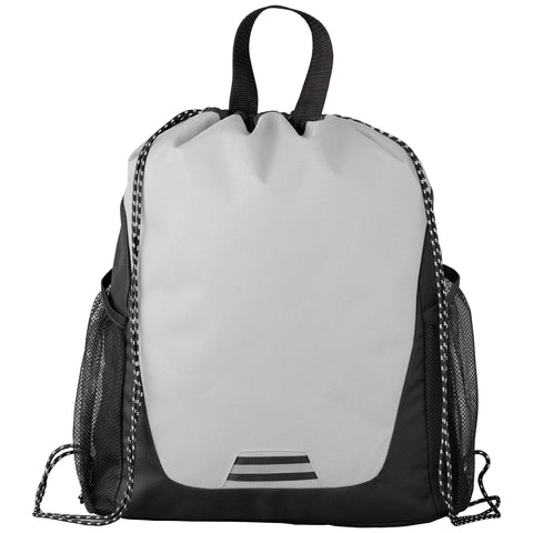 Jotun Recycled Polyester Pocketed Drawstring Bag - 2.6 gal - Heat Transfer