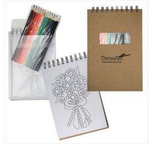 Notebook w/Color Pencils