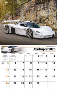 Galleria Wall Calendar 2026 Exotic Cars SP/ENG