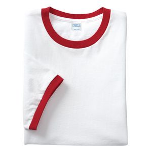 White/Red Blank Fold View