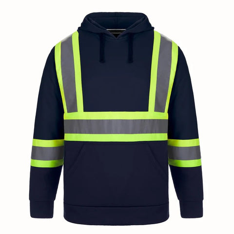 Long Haul Adult Hi-Vis Pullover Hooded Sweatshirt