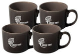 ~ Nina 12oz smoke mug Set of 4 in a Raven Gift Box