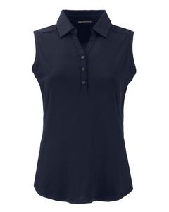 Cutter & Buck Forge Eco Stretch Recycled Womens Sleeveless Polo