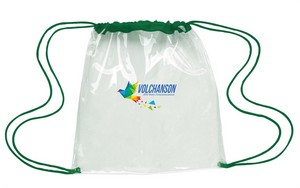 Clear Game Drawstring Backpack