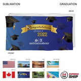24 Hr Express Ship - Stock Design Sublimated, Absorbent Microfiber Dri-Lite Terry Beach, 30x60