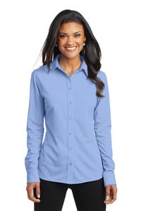 Port Authority® Dimension Knit Ladies' Dress Shirt