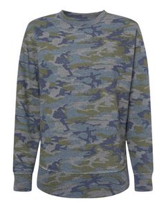 Vintage Camouflage Blue