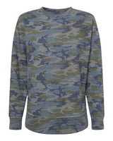 Vintage Camouflage Blue
