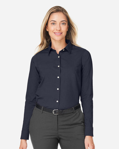 DEVON & JONES® Women's CrownLux Performance® Spencer Poplin Dress Shirt