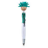 Multicultural MopToppers® Screen Cleaner w/Stethoscope Stylus Pen (Tan Skin)