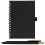 Terra Recycled Milk Carton Hard Cover Spiral A5 Notebook & Reborn Pen Set