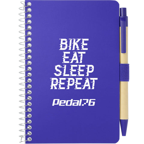 4'' x 6'' FSC® Mix Pocket Spiral Notebook with Pen