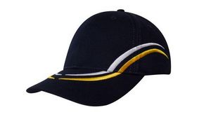 Brushed Heavy Cotton Cap w/Curved Embroidery on Crown & Peak