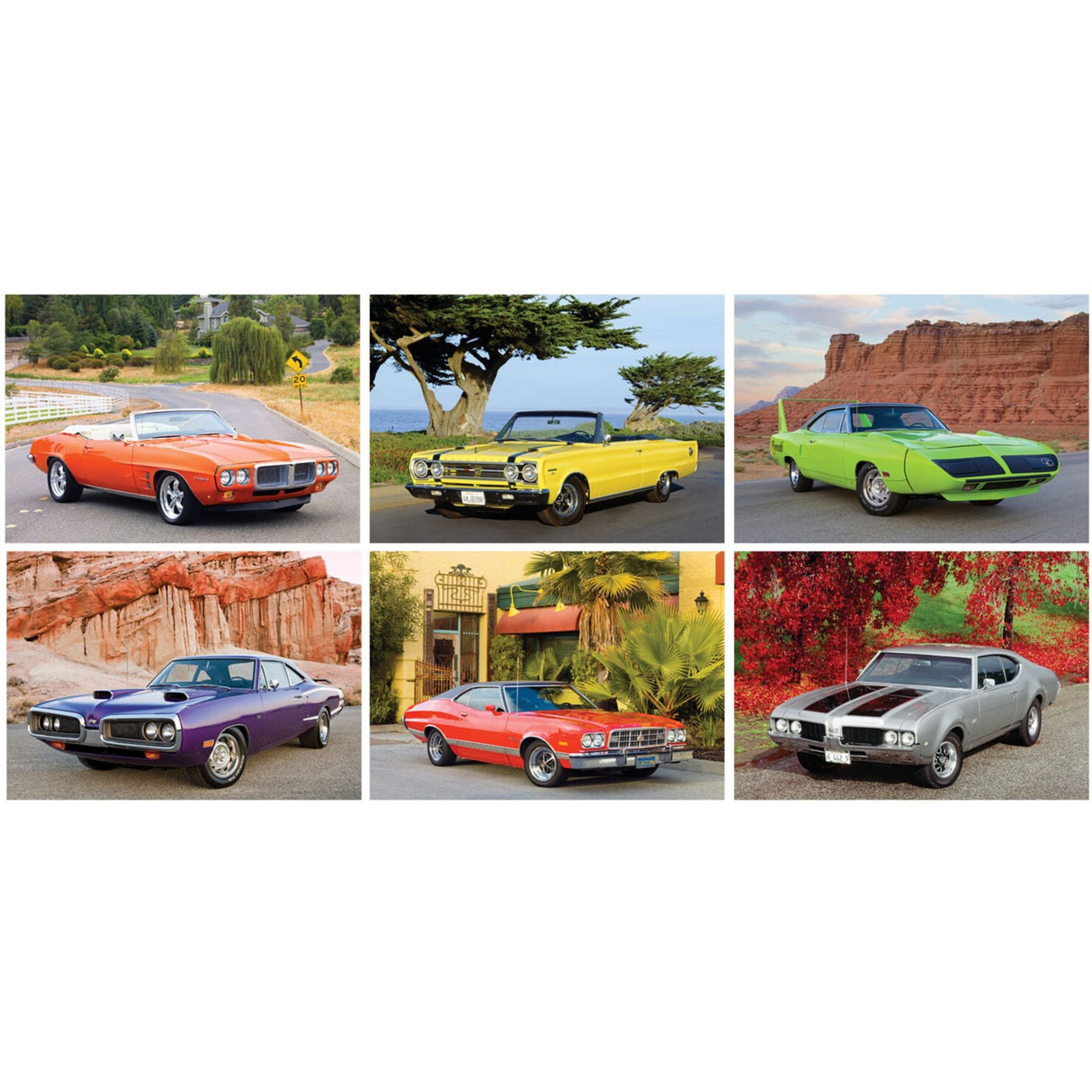 Muscle Car Spiral Wall Calendar