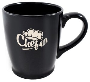 Kona 16oz black mug- Etched
