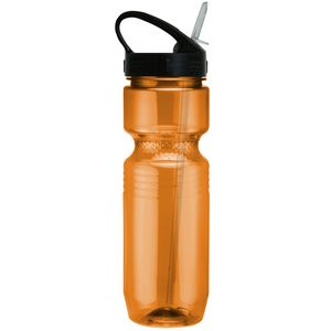 26 Oz. Translucent Jogger Bottle w/ Sport Sip Lid and Straw