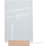 Note Brite Light-Up Acrylic Dry Erase Board