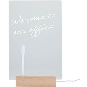 Note Brite Light-Up Acrylic Dry Erase Board